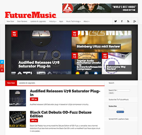 FutureMusic Website